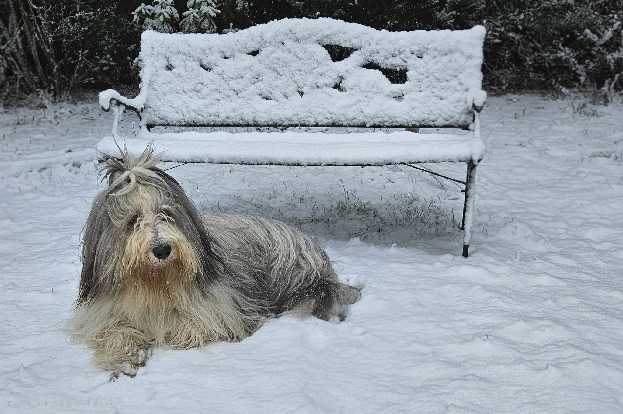 Balou im Schnee