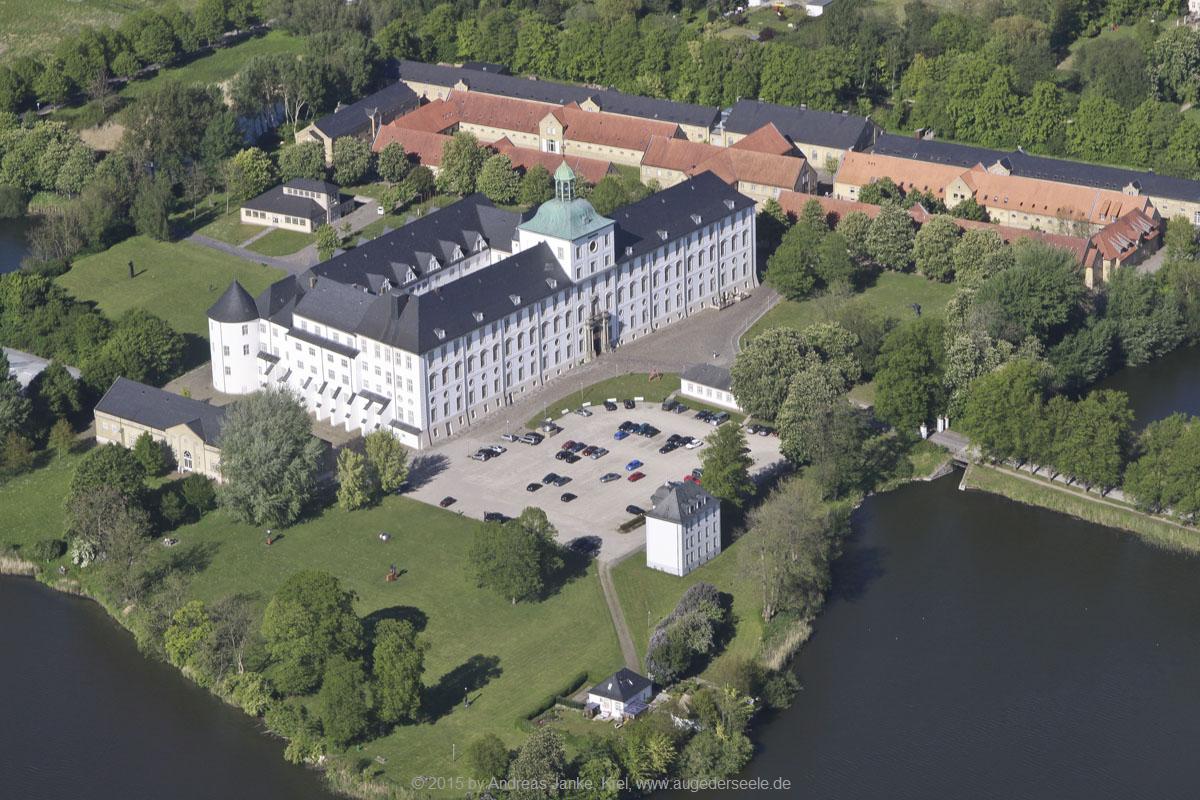 Luftbild Schloss Gottorf, Schleswig