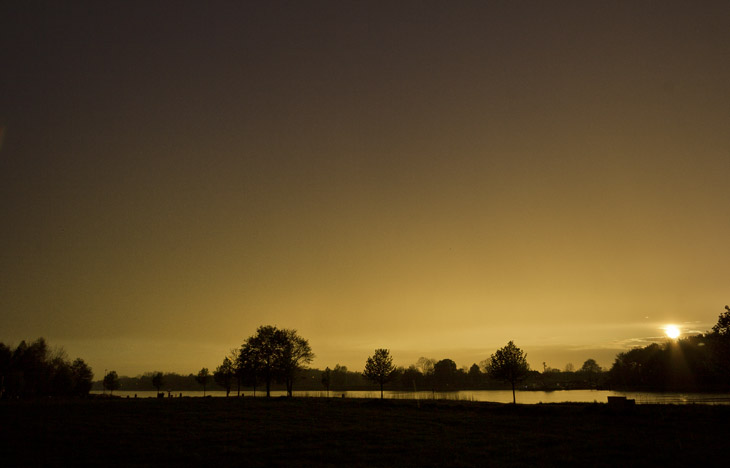 Abendsonne am Kanal