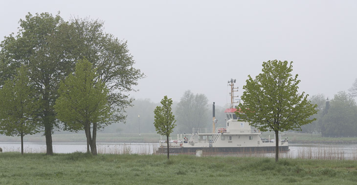 Morgennebel am Kanal