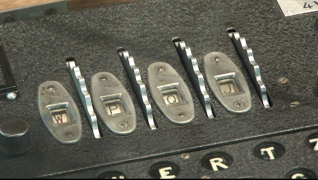 Einstellräder einer Enigma