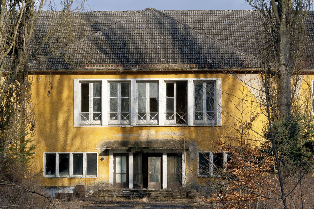 Die Kaserne des Flugplatzes Sperenberg