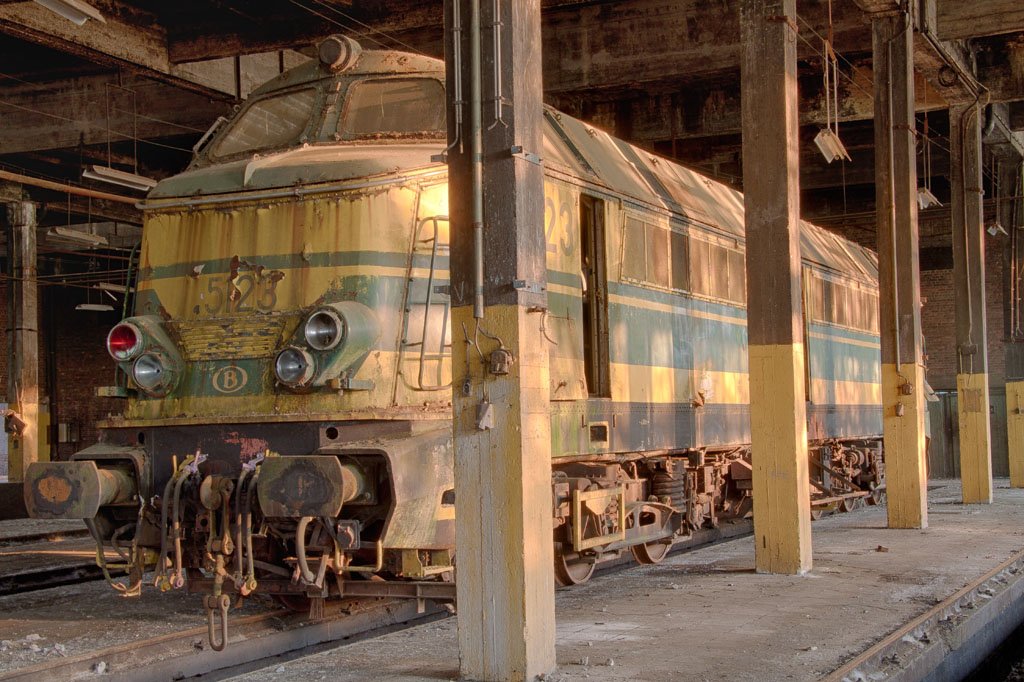 Lokomotivdepot Charleroi