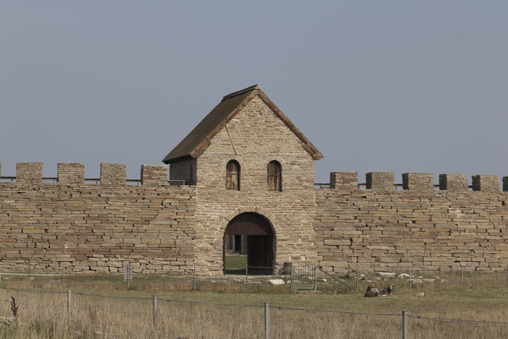 Eingang Burg Eketorp