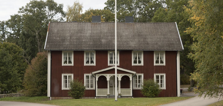 Typisches Holzhaus in Schweden